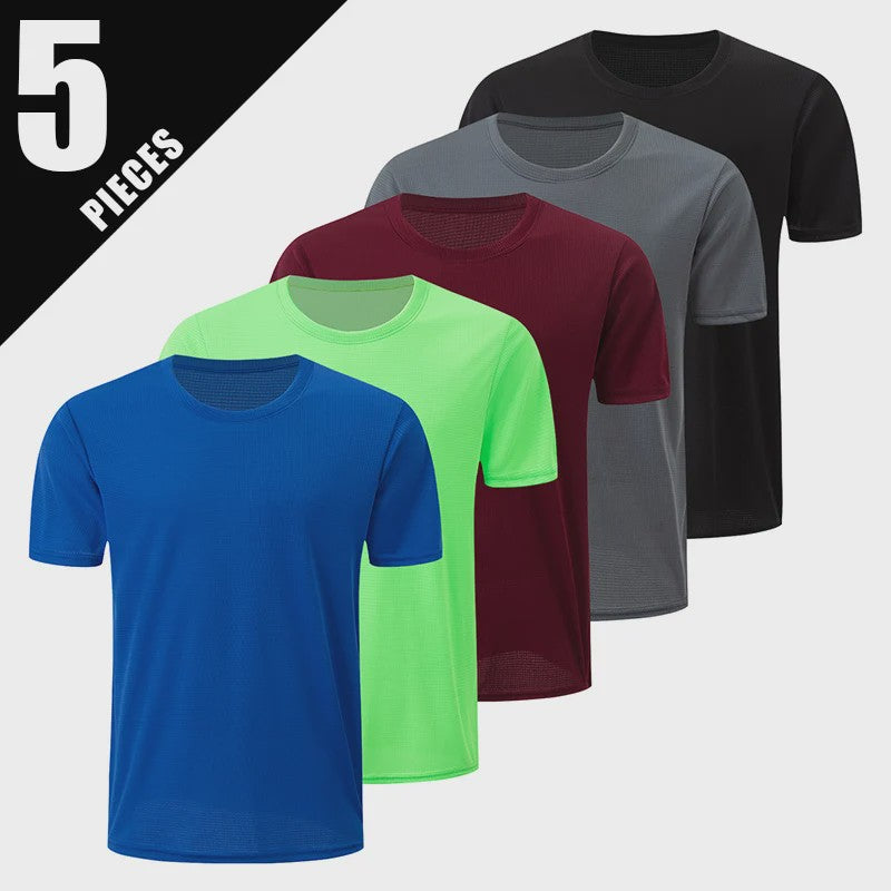 Heren Sneldrogend T-shirt - Comfortabel & Sportief - Meerdere Kleuren & Grote Maten