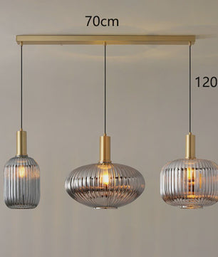 Moderne Glazen Hanglamp voor Eetkamer - Stijlvolle Plafondlamp