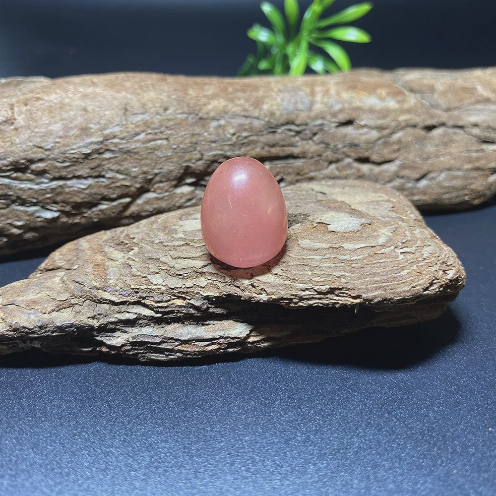 Natuurstenen Ei - Kleine Gepolijste Steen voor Meditatie, Stressverlichting & Decoratie
