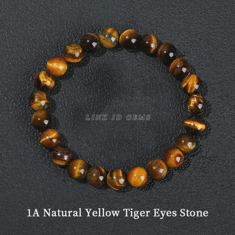 Natuurstenen Kralen Armband - Lapis Lazuli, Amethist, Rozenkwarts & meer
