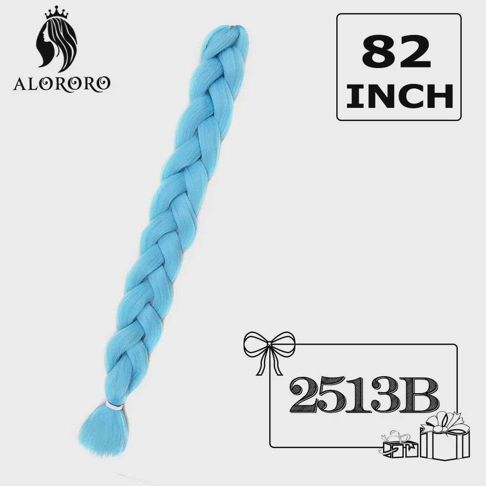 Alororo Jumbo Braids Haarverlenging - 82 Inch Synthetisch Hittebestendig Vlecht Haar