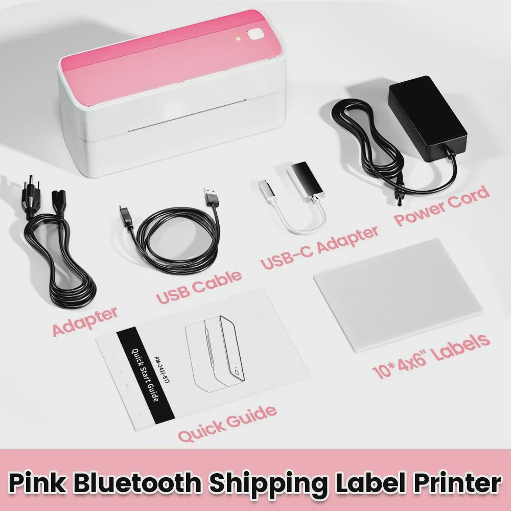 Phomemo PM-241BT Bluetooth Labelprinter - Draadloos Printen voor Verzending & Producten