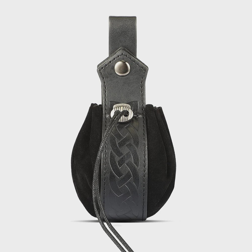 Middeleeuwse Cosplay Lederen Riem met Tas en Decoratieve Sleutels - Renaissance & Halloween Accessoire