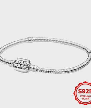 925 Sterling Zilver Star Wars Bedel Armband - Unieke Charms voor Fans