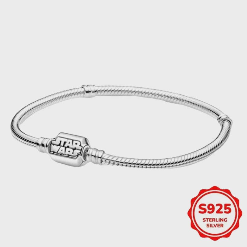 925 Sterling Zilver Star Wars Bedel Armband - Unieke Charms voor Fans