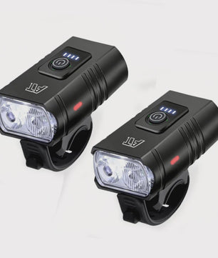 Oplaadbare Fietsverlichting LED Voorlamp Type-C, Waterdicht & 6 Modi