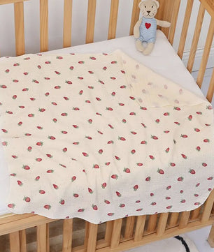 Zachte Muslin Swaddle Deken voor Baby's - Katoen, 80x80cm, met schattige prints