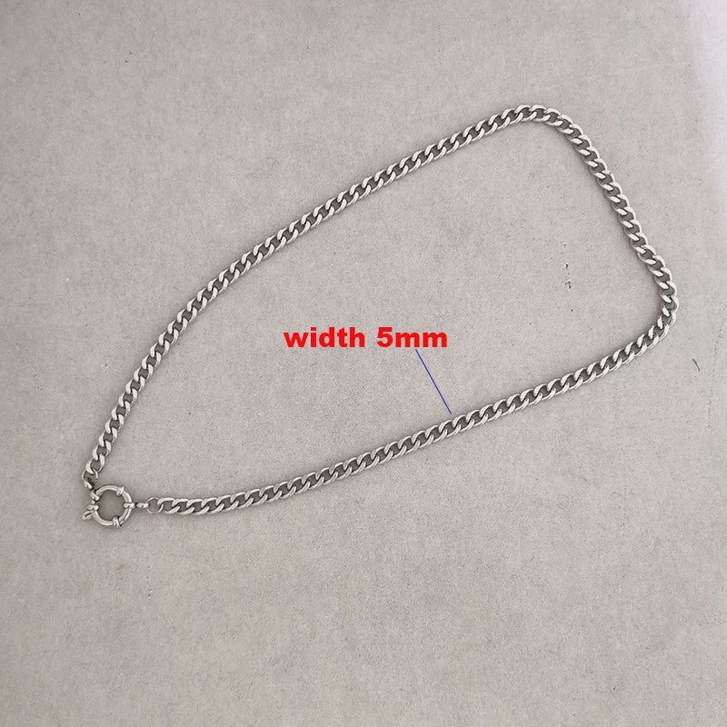 Gouden Roestvrij Stalen Ketting met Sailor Sluiting - Unisex Choker