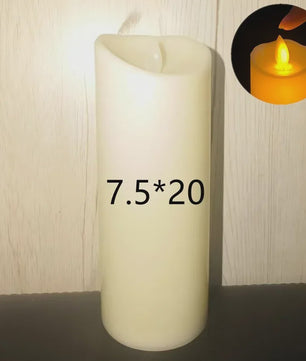 Set van 1-10 LED Kaarsen met Flakkerend Vlam Effect - Flameless Kaarsen voor Feestelijke Decoratie