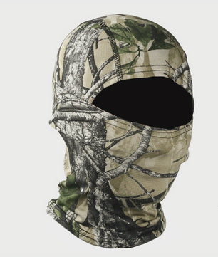 Camouflage Balaclava Volledig Gezicht Masker - Ademend, UV-beschermend voor Outdoor Sporten
