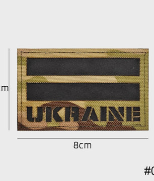 Ukraine Vlag Patches & Nationaal Embleem - Geborduurde Tactische Badges voor Kleding