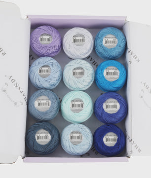 Rhapsody Pearl Cotton Haakgaren Maat 8 - Egyptisch Katoen, Dubbel Gemerceriseerd