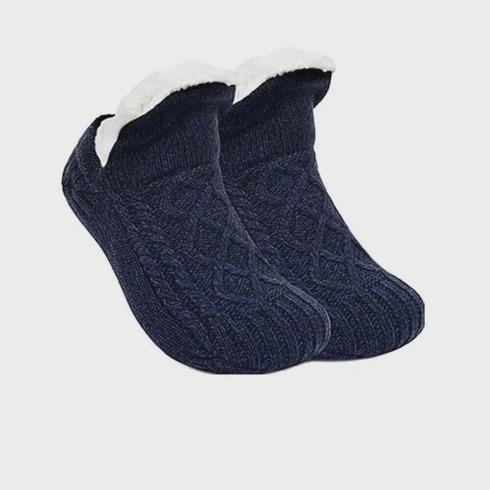 Super Warme Unisex Huissokken met Pluche Voering - Antislip & Comfortabel voor Winter