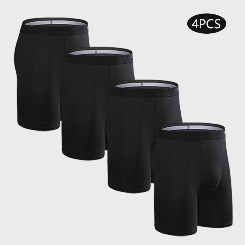 Lange Boxershorts voor Heren - Comfortabel Katoen & Plus Size Pasvorm