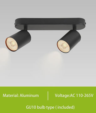 Verstelbare GU10 LED Spot Plafondlamp - Keuze uit 2, 3 of 4 Spots