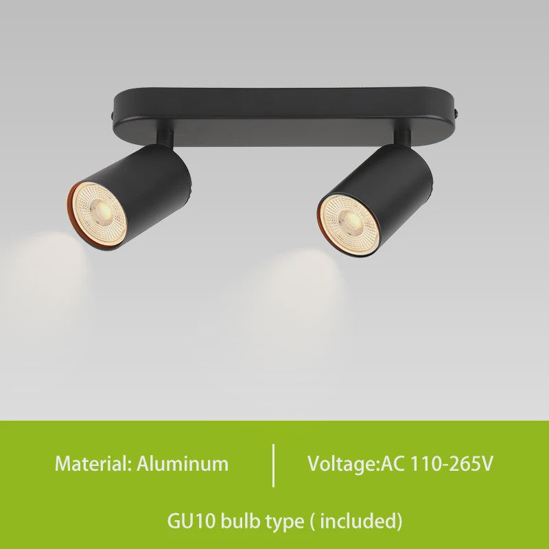 Verstelbare GU10 LED Spot Plafondlamp - Keuze uit 2, 3 of 4 Spots