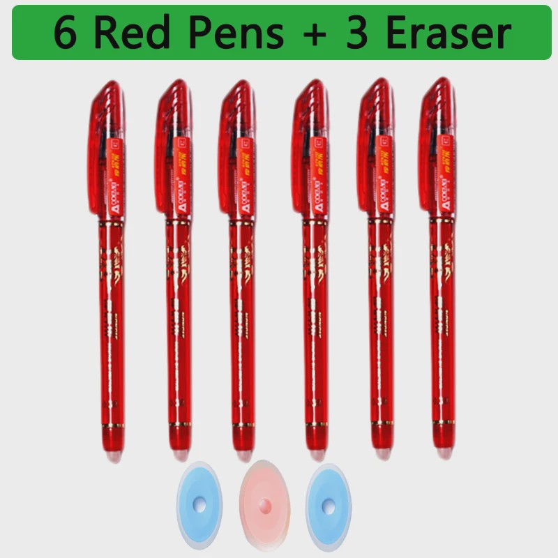 Set van 25 Kawaii Uitwisbare Gelpennen - Vloeiend Schrijven en Wissen voor School & Kantoor