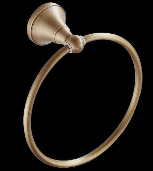 Luxe Massief Messing Badkamer Accessoires Set: Handdoekhouder, Toiletrolhouder, Ring & Haak
