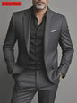 Elegante Heren Kostuum Set - Slim Fit Smoking voor Bruiloften & Formele Gelegenheden
