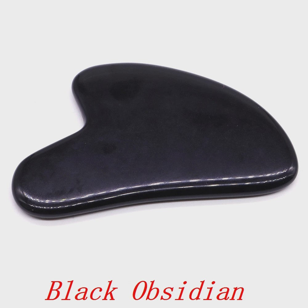 Gua Sha Schraper Gezichtsmassage Tool van Natuursteen voor Huidverzorging
