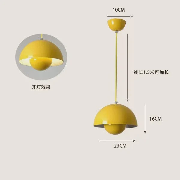 Moderne Design Hanglamp 'Bud' - 23cm - Meerdere Kleuren - Sfeervolle Verlichting