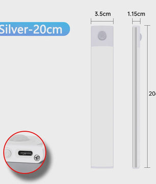 Draadloze LED Lamp met Bewegingssensor - USB Oplaadbaar voor Kast, Keuken & Slaapkamer