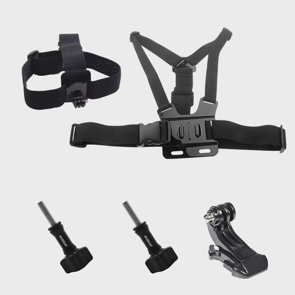 Verstelbare Borstband Mount Harness voor GoPro & Actiecamera's