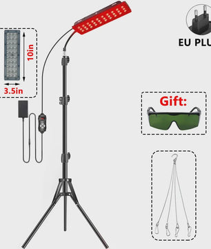 Professionele Roodlichttherapie Lamp 660nm & 850nm voor Huidverzorging en Pijnverlichting