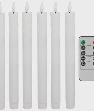 LED Flakkerende Taper Kaarsen 11 inch met Afstandsbediening - Sfeervol en Veilig