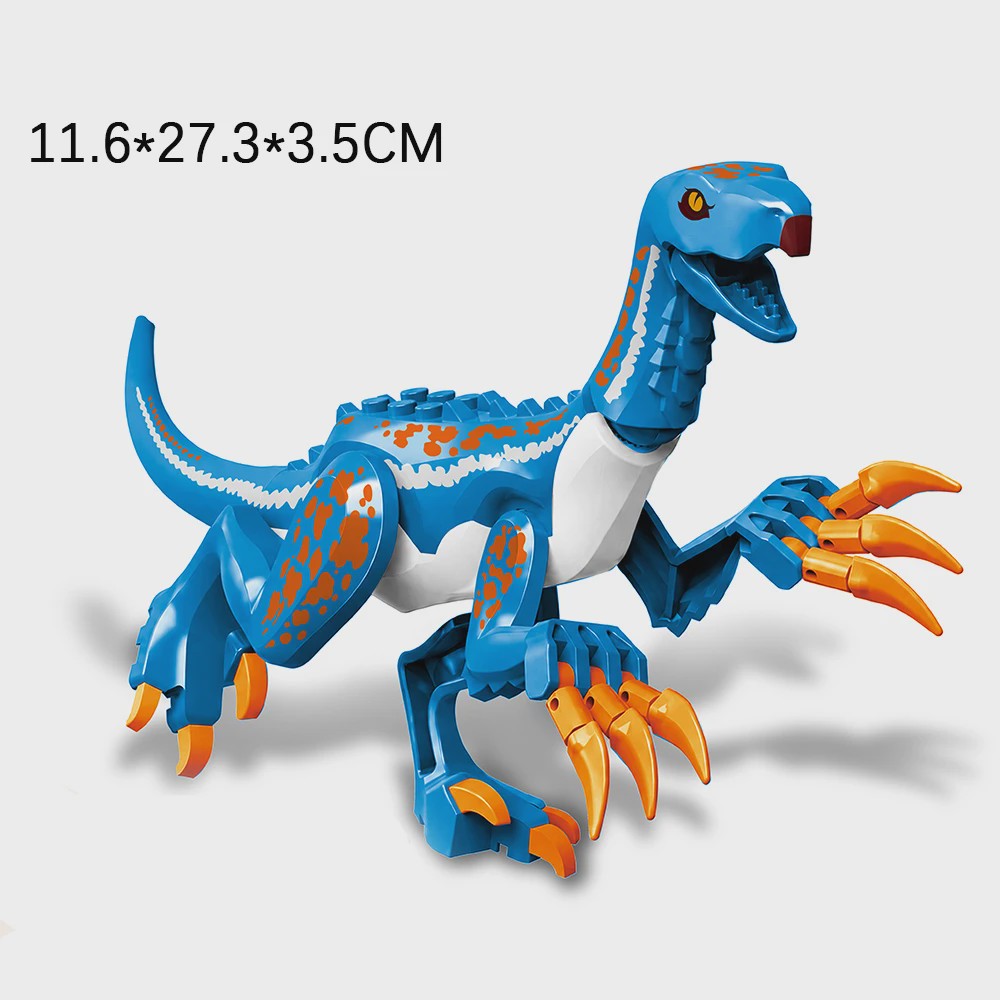 Grote Bouwblok Dinosaurus Speelgoed - Indominus Rex & Tyrannosaurus Rex Modellen