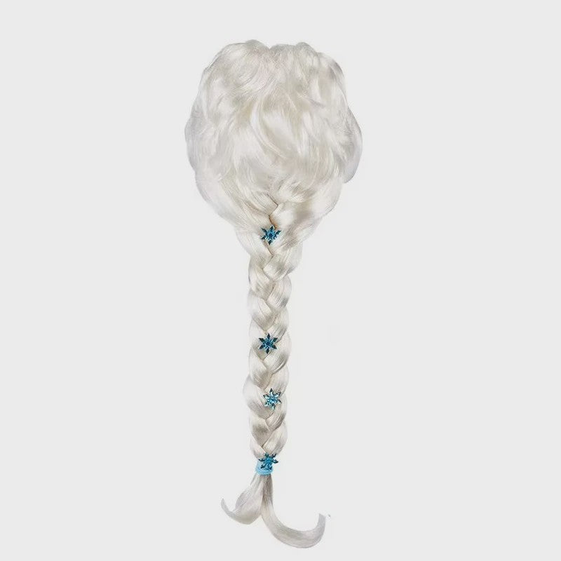 Elsa Prinsessenjurk Meisjes - Lange Mouwen, Sneeuwvlokken & Glitter - Perfect voor Feestjes & Carnaval