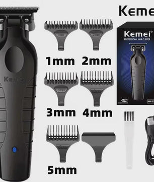 Kemei Professionele Draadloze Baardtrimmer & Tondeuse Set KM-1071/KM-2299