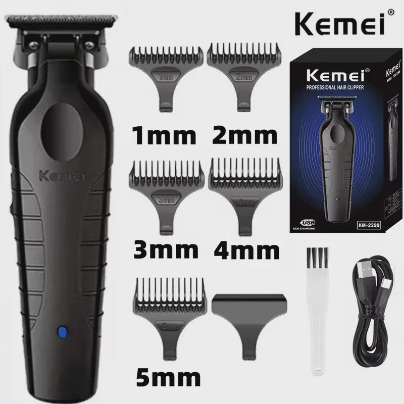 Kemei Professionele Draadloze Baardtrimmer & Tondeuse Set KM-1071/KM-2299