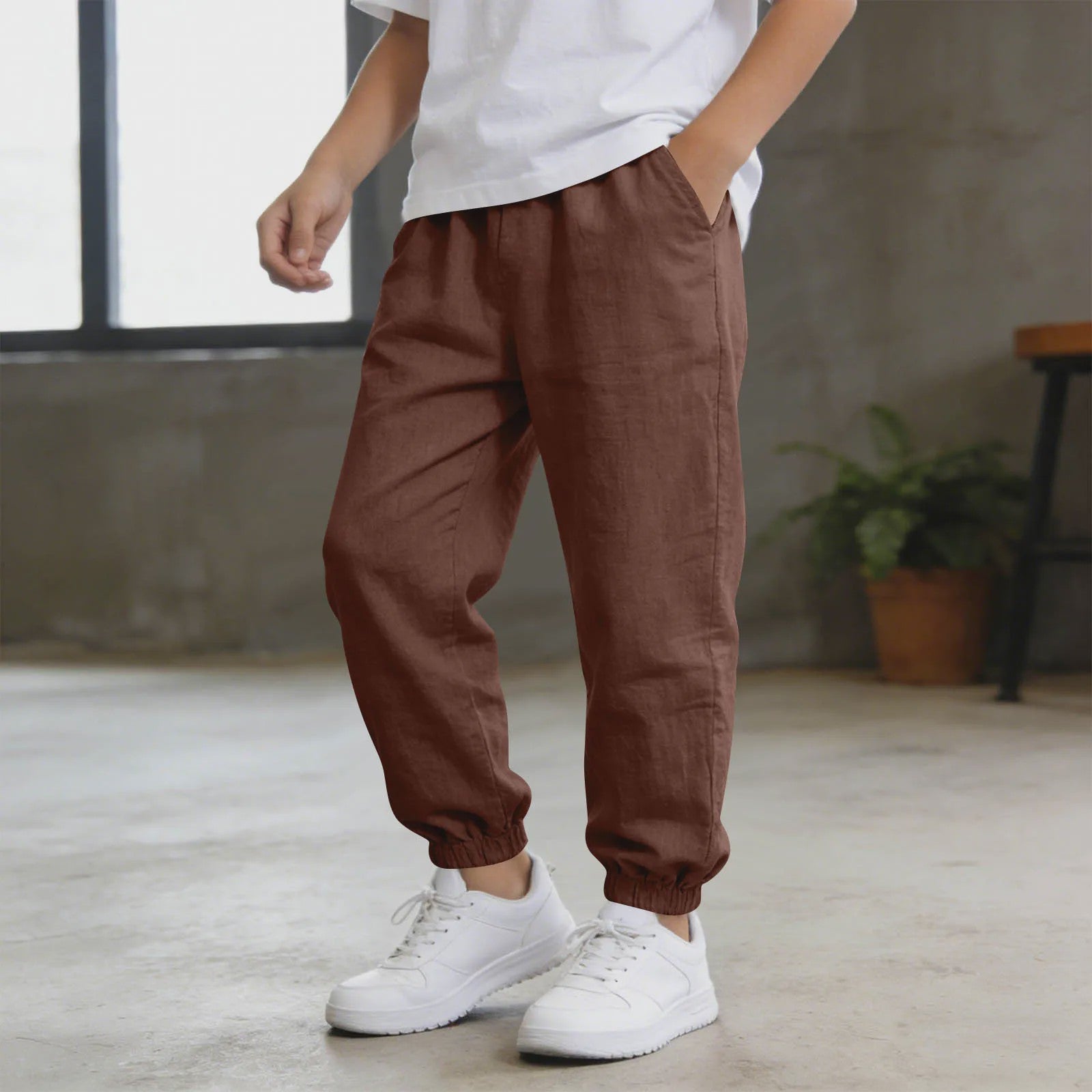 Linnen Broeken voor Jongens - Zomer, Casual & Lichtgewicht met Elastische Taille - Kinderkleding 5-14 Jaar