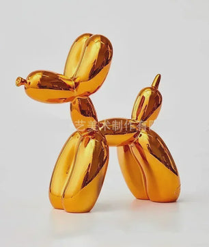 Glanzende Ballonhond Sculptuur - Stijlvolle Decoratie voor Huis & Kantoor