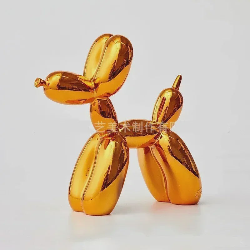 Glanzende Ballonhond Sculptuur - Stijlvolle Decoratie voor Huis & Kantoor