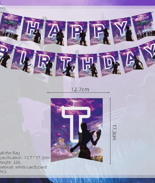 Feestdecoratie Fortnite & Llama Thema - Verjaardag, Babyborrel & Kinderfeest