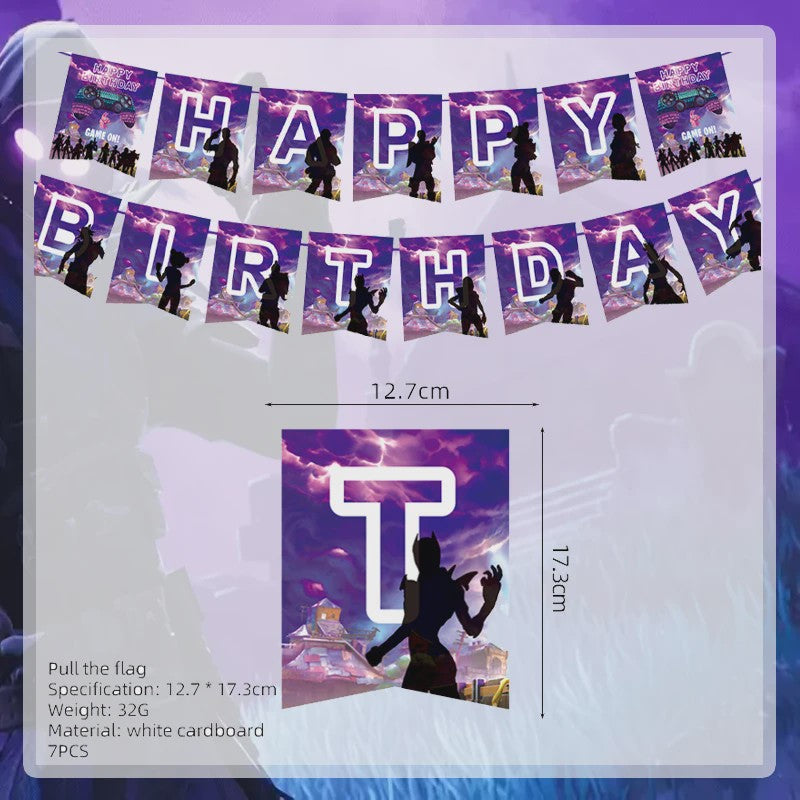 Feestdecoratie Fortnite & Llama Thema - Verjaardag, Babyborrel & Kinderfeest