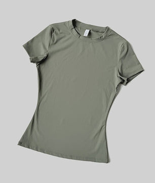 Seamless Sport Top Dames Korte Mouw - Yoga, Fitness & Running