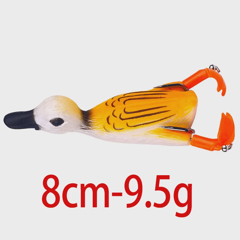 Realistische Eenden Vissen Lokaas - 8.5cm, 12g - Perfect voor Baars, Karper & Snoek
