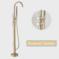 Vrijstaande Badkraan met Douchefunctie - Zwart, Chroom, Goud - Zwenkbare Uitloop & Warm/Koud Water Mixer