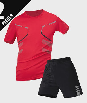 Heren Zomer T-shirt Korte Mouw - Sneldrogend & Ademend Sportshirt