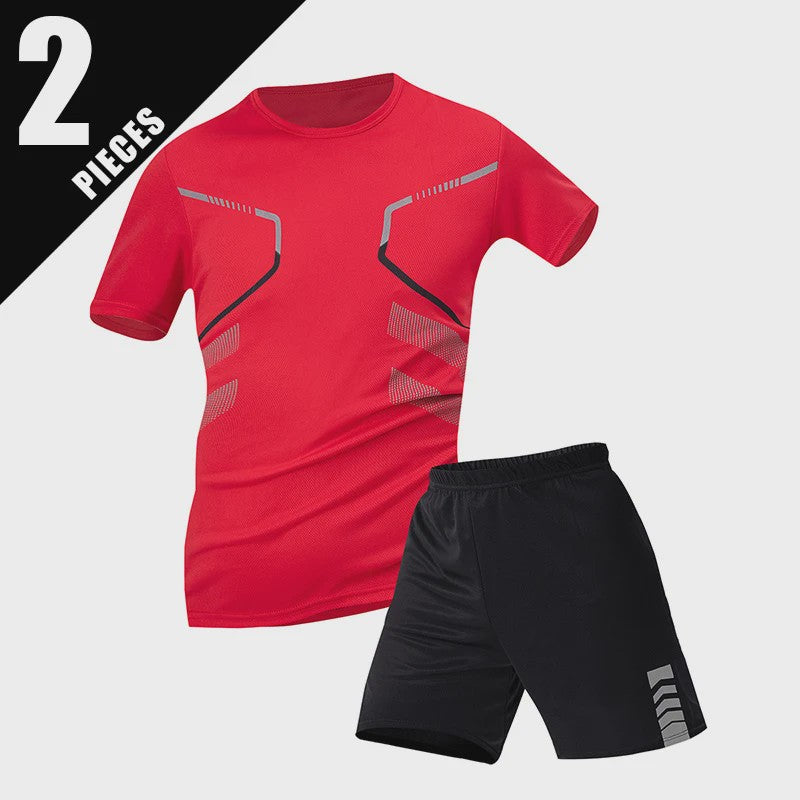 Heren Zomer T-shirt Korte Mouw - Sneldrogend & Ademend Sportshirt
