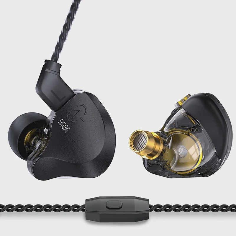 CCZ SOLO DC02 HiFi In-Ear Oordopjes met Metalen Behuizing en 4N OFC Kabel