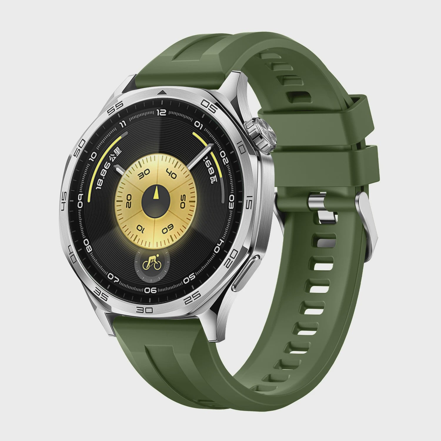 22mm Composiet Siliconen Bandje voor Huawei Watch GT 6/5/4 46mm & Watch 4/5 Pro