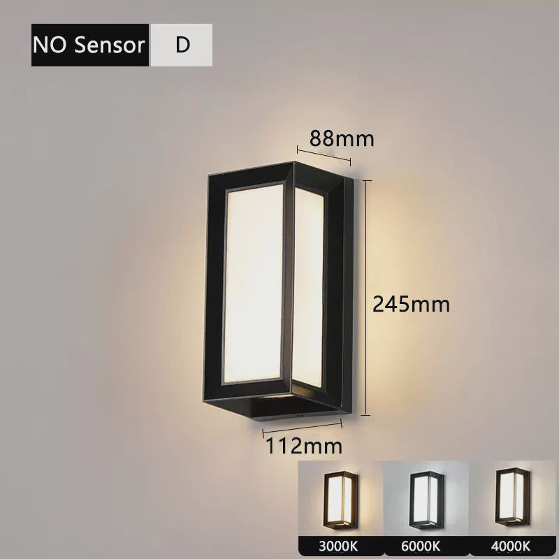 Waterdichte LED Buitenmuurverlichting met Bewegingssensor - IP65