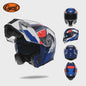 Cyril Motorcross Flip-Up Helm - Volledig Gelaatsmasker met Breed Helder Vizier & DOT Keurmerk