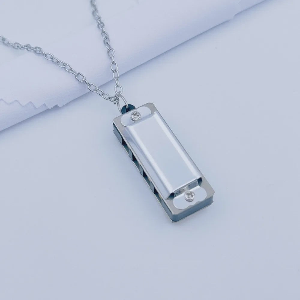 Mini Harmonica Ketting - 8 Tonen Muzikaal Sieraad