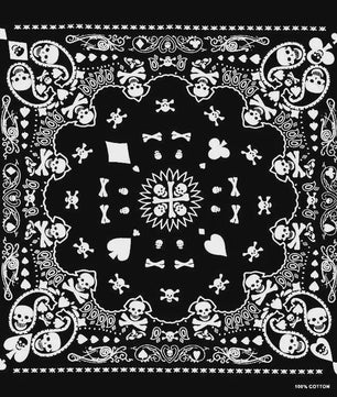 Skull Bandana Katoen - Hip Hop Stijl Hoofddoek & Accessoire