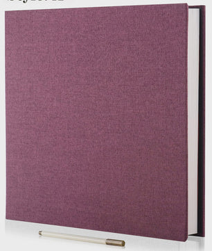 Linnen Fotoalbum Zelfklevend - DIY Scrapbook voor 2x3 tot 8x10 Inch Foto's